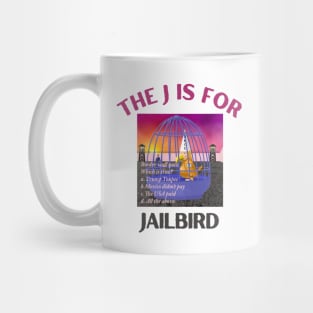 Donald J Trump Jailbird Border Wall Game Mug